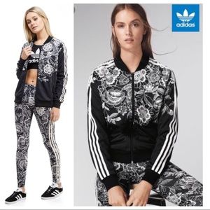Adidas Florido Jacket Matching Leggings 